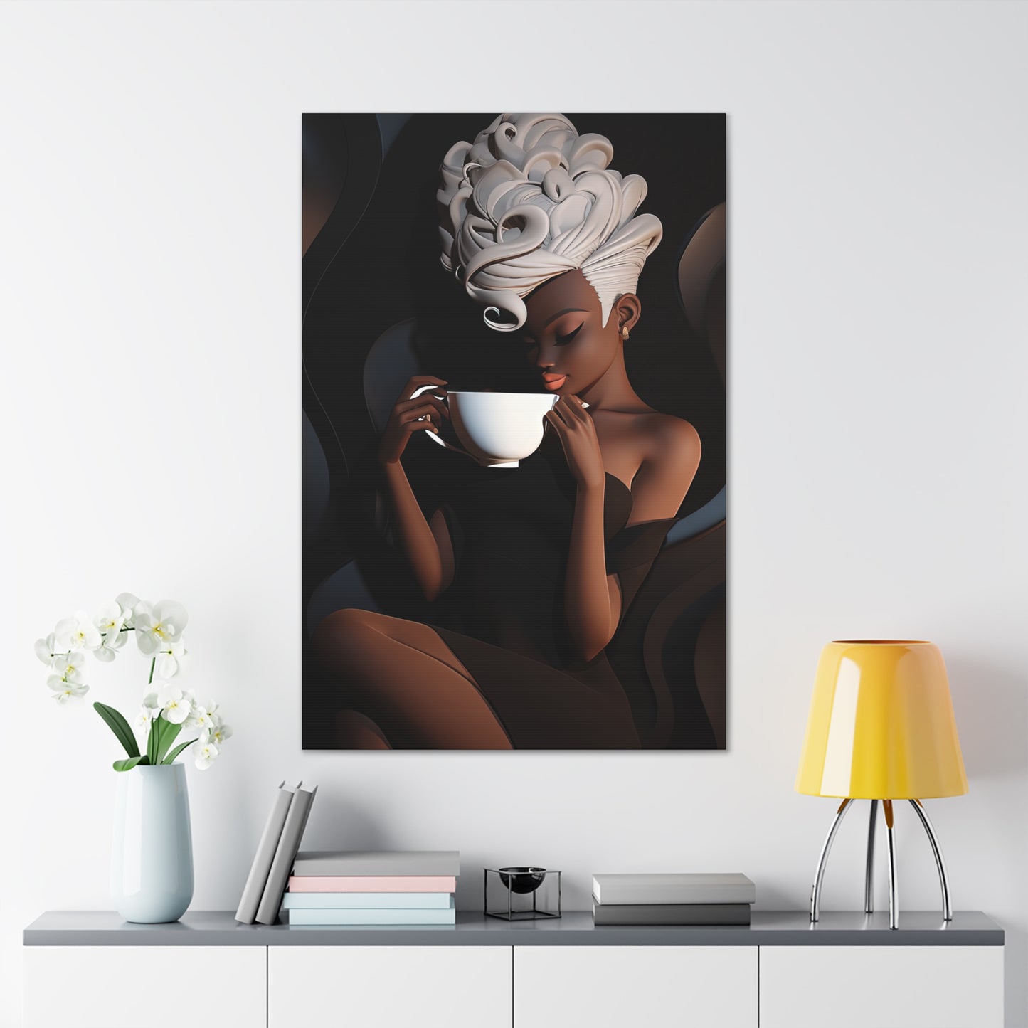 Iced Mocha Canvas Gallery Wraps