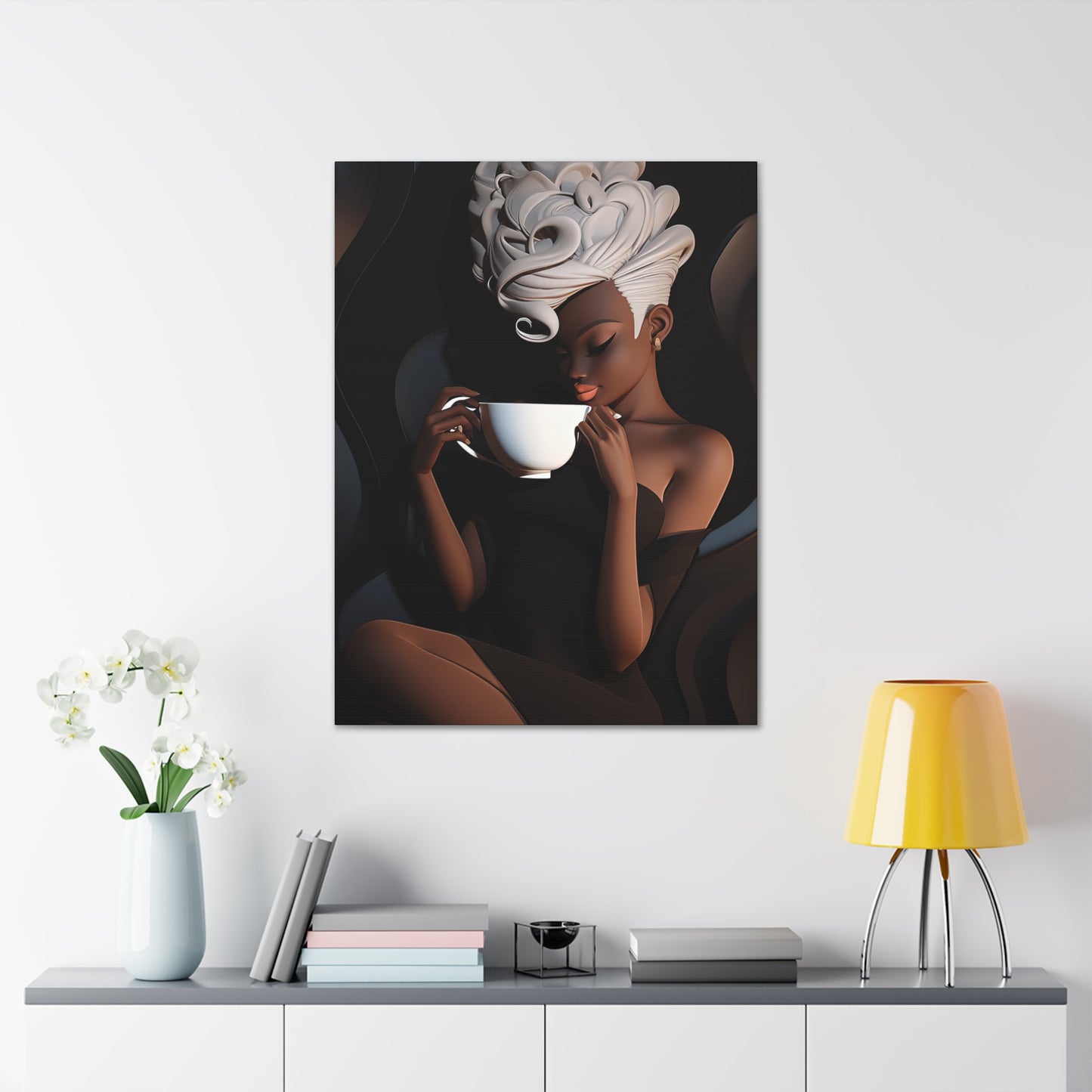 Iced Mocha Canvas Gallery Wraps