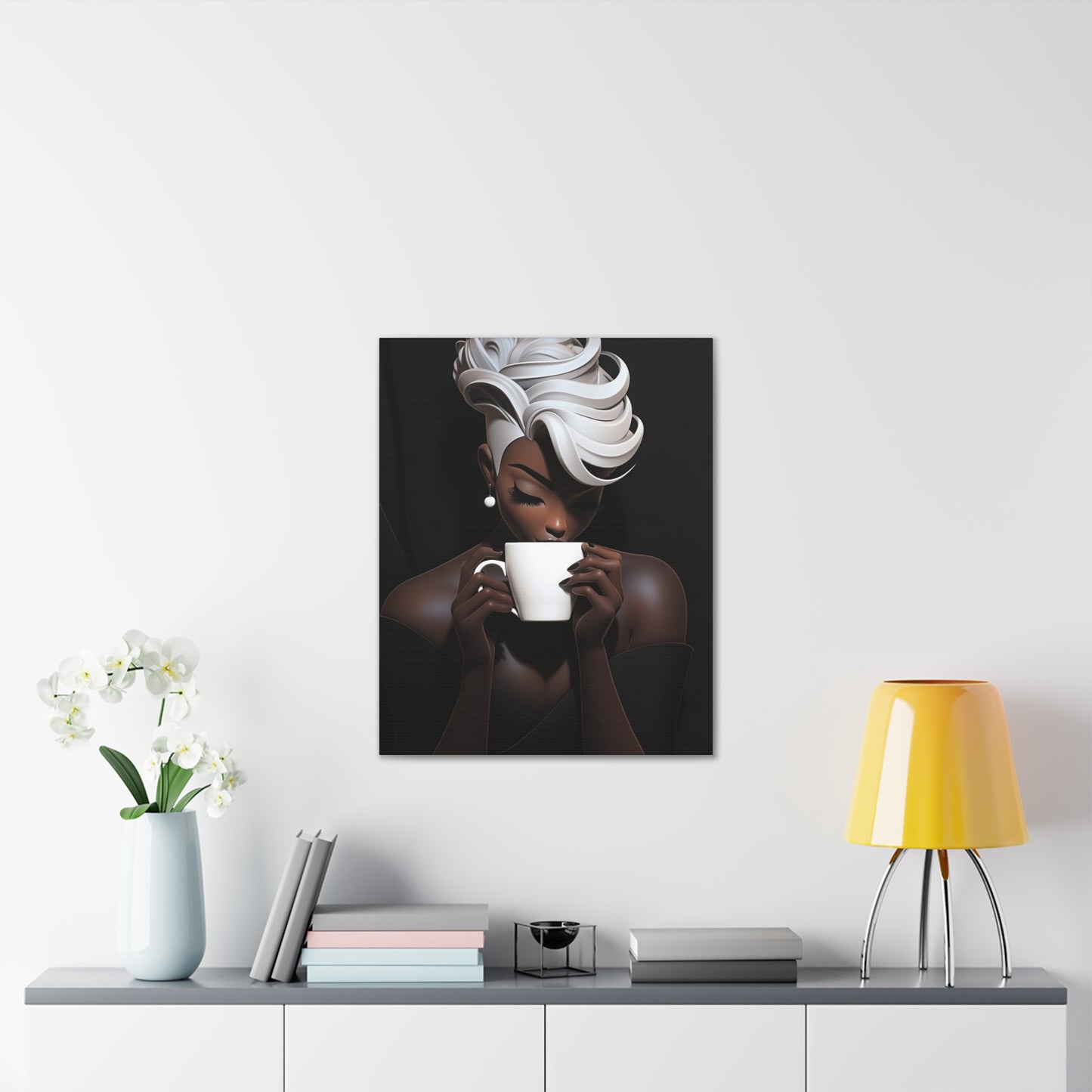 Cafe Macchiato - Canvas Stretched, 0.75"