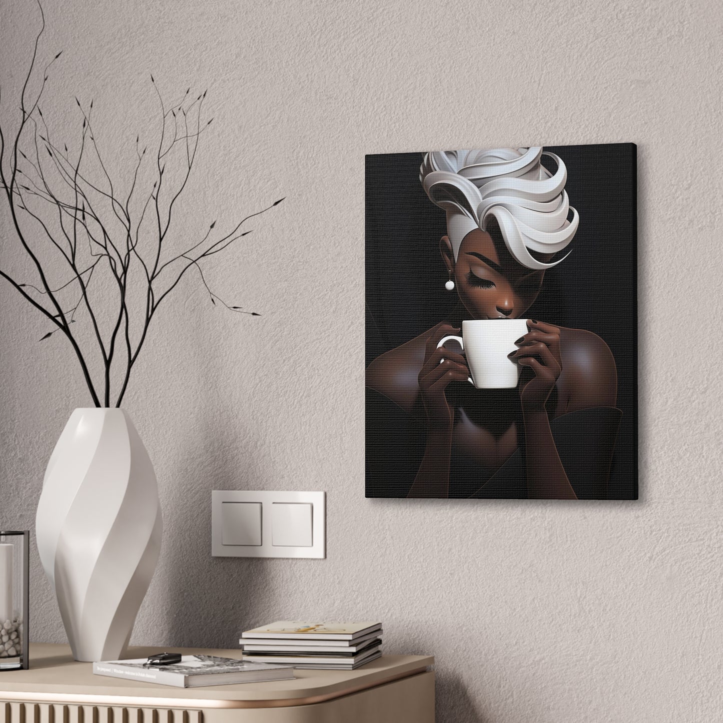 Cafe Macchiato - Canvas Stretched, 0.75"