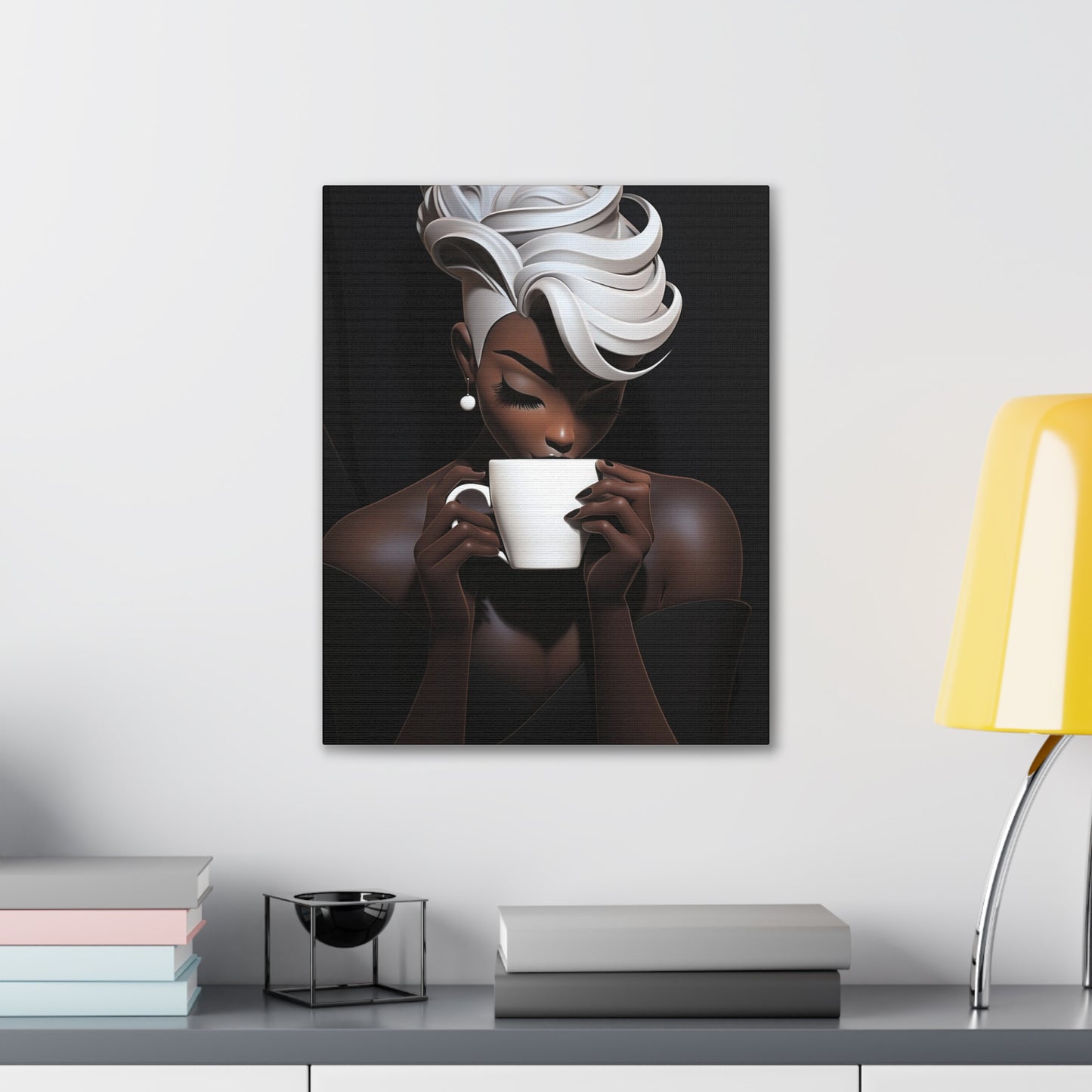 Cafe Macchiato - Canvas Stretched, 0.75"