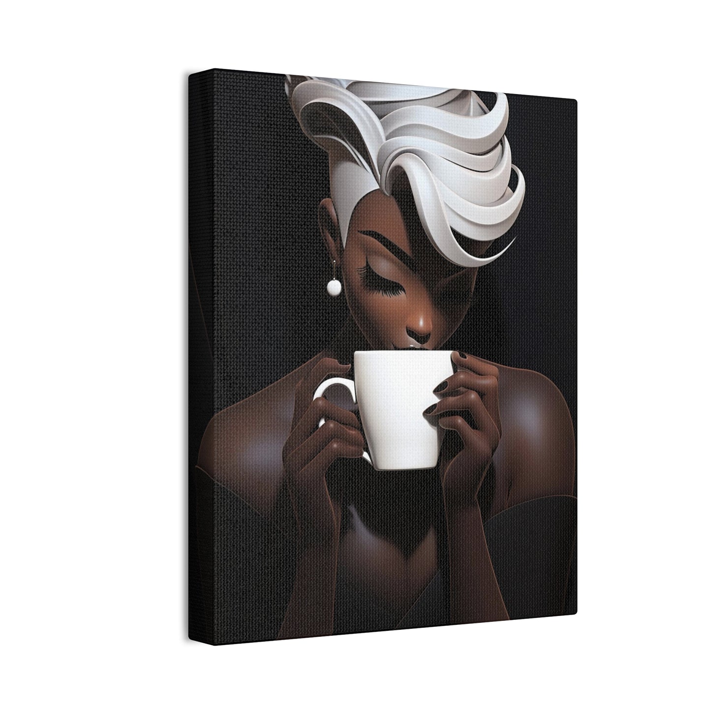 Cafe Macchiato - Canvas Stretched, 0.75"