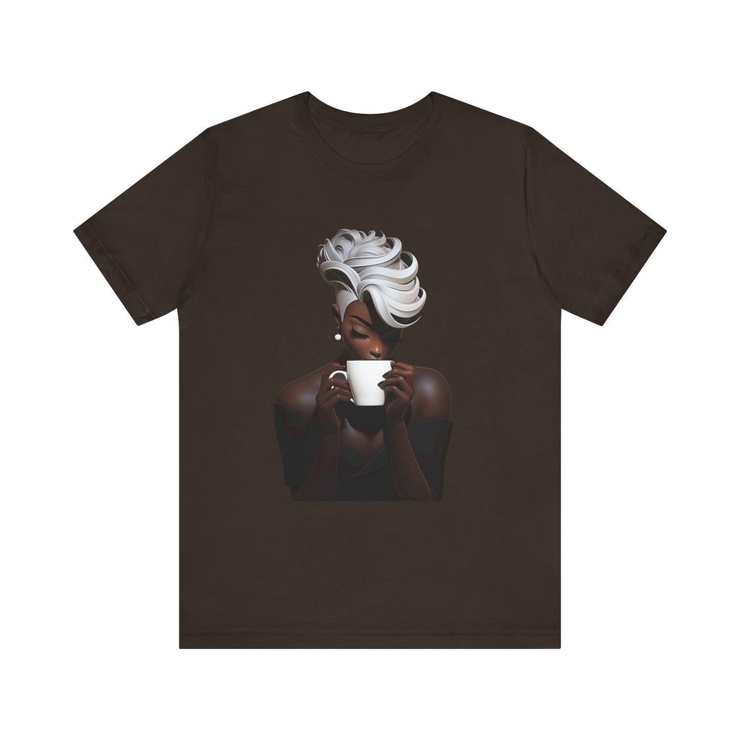 Lady Macchiato - Unisex Jersey Short Sleeve Tee