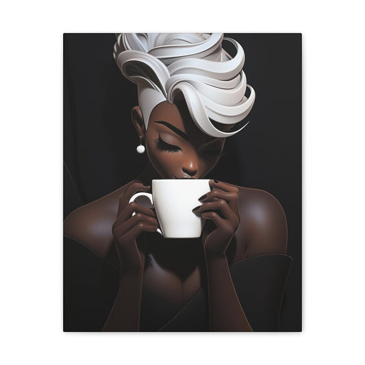 Cafe Macchiato - Canvas Stretched, 0.75"