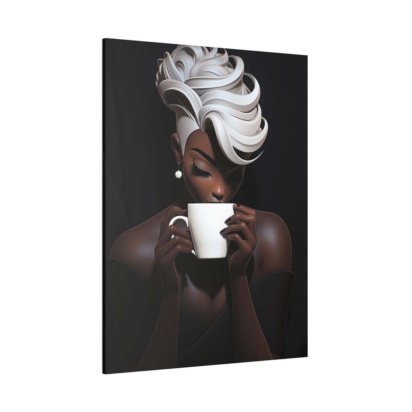 Cafe Macchiato - Canvas Stretched, 0.75"