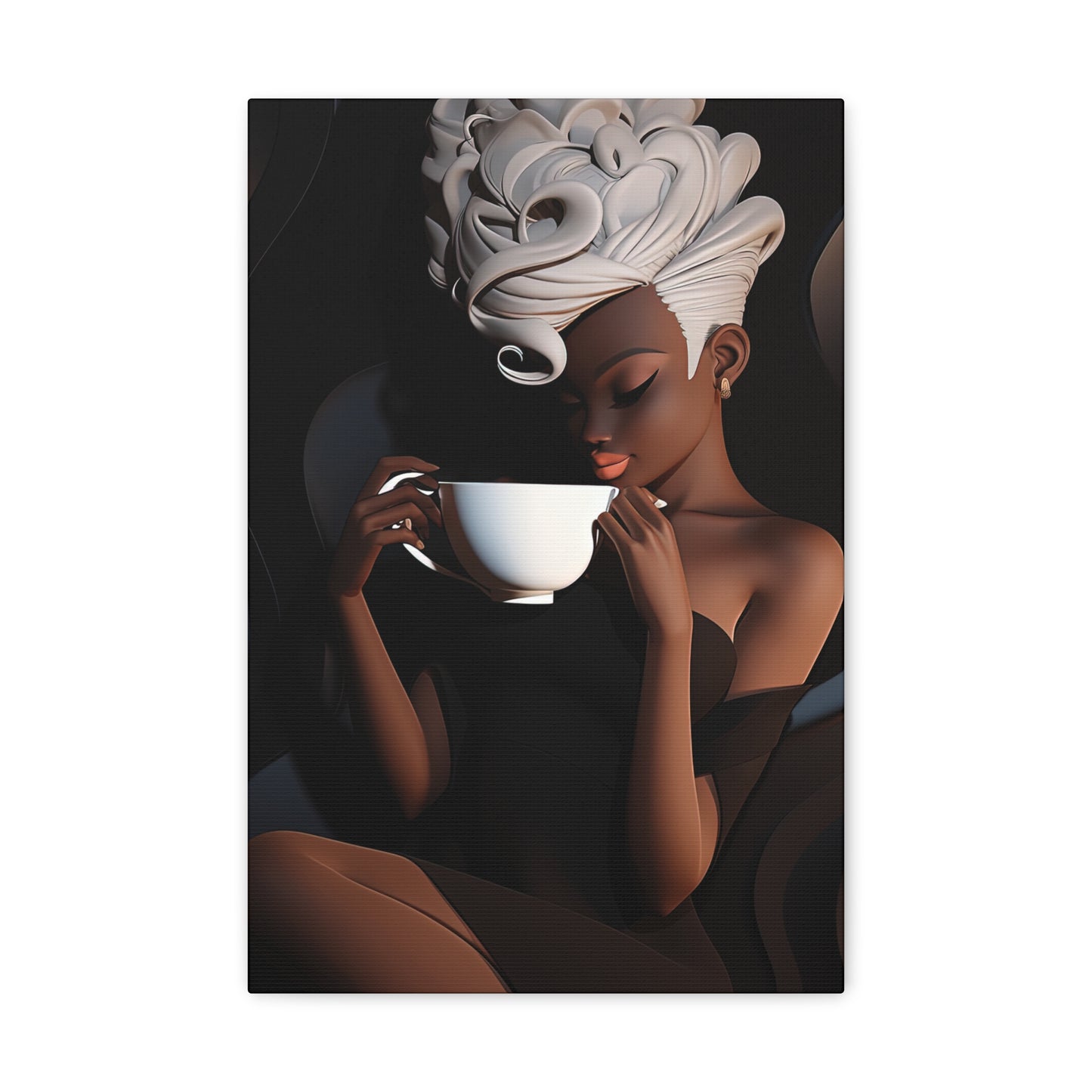 Iced Mocha Canvas Gallery Wraps