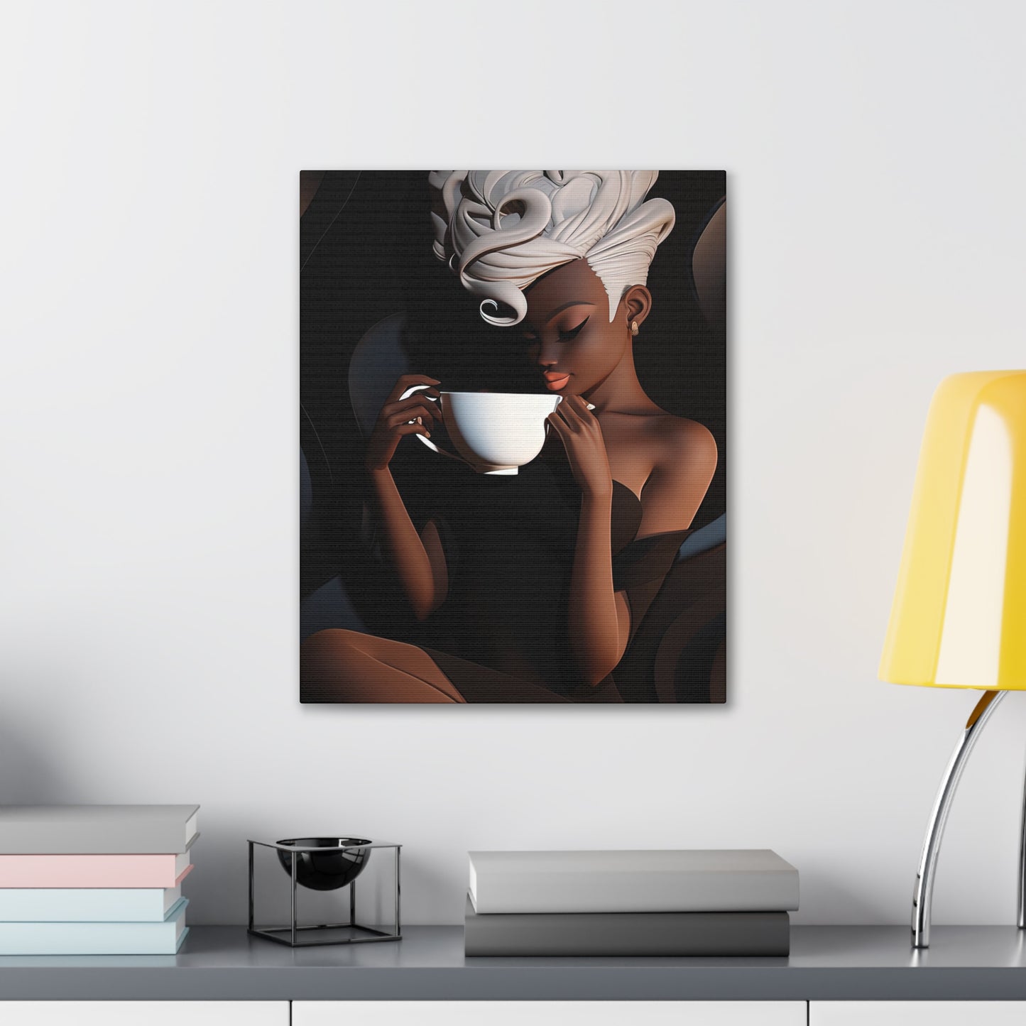 Iced Mocha Canvas Gallery Wraps