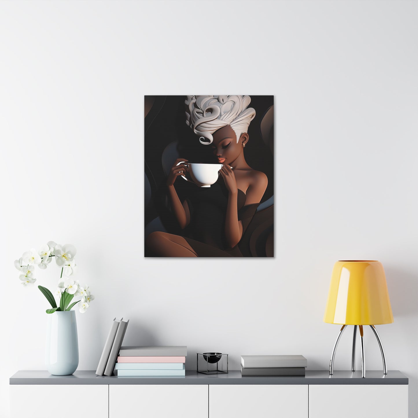 Iced Mocha Canvas Gallery Wraps