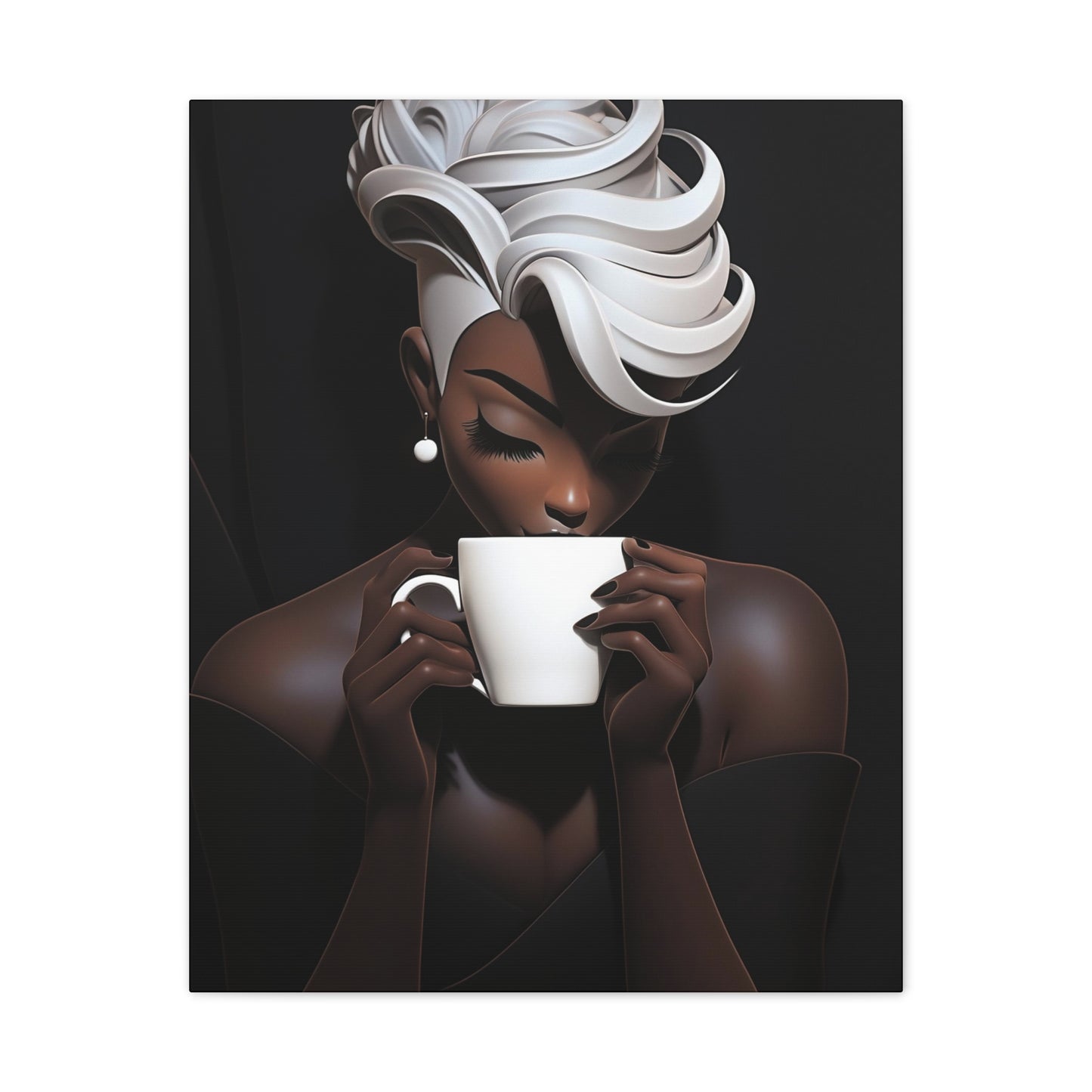 Cafe Macchiato - Canvas Stretched, 0.75"