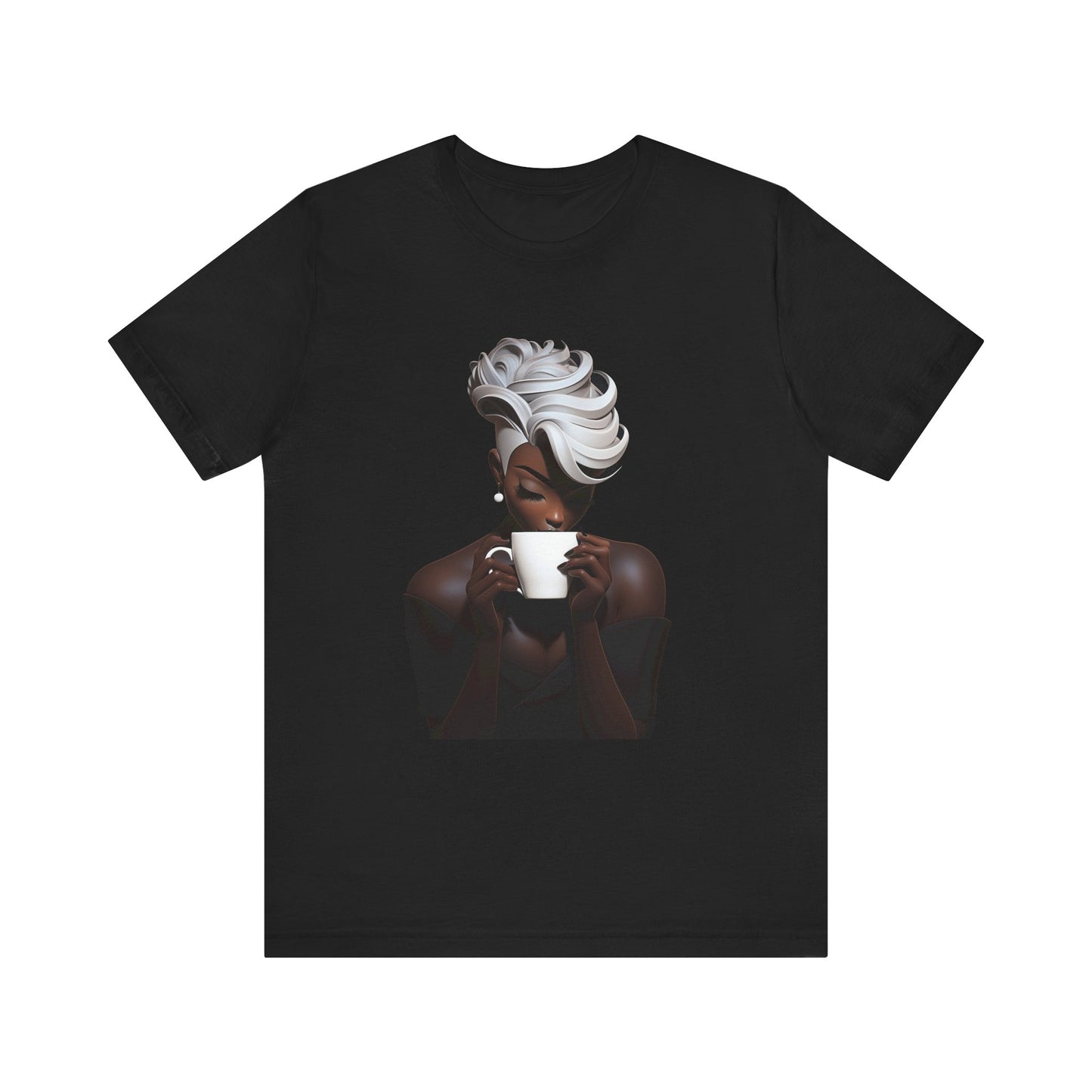 Lady Macchiato - Unisex Jersey Short Sleeve Tee