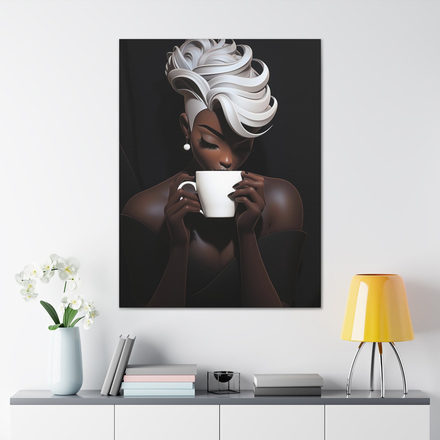 Cafe Macchiato - Canvas Stretched, 0.75"