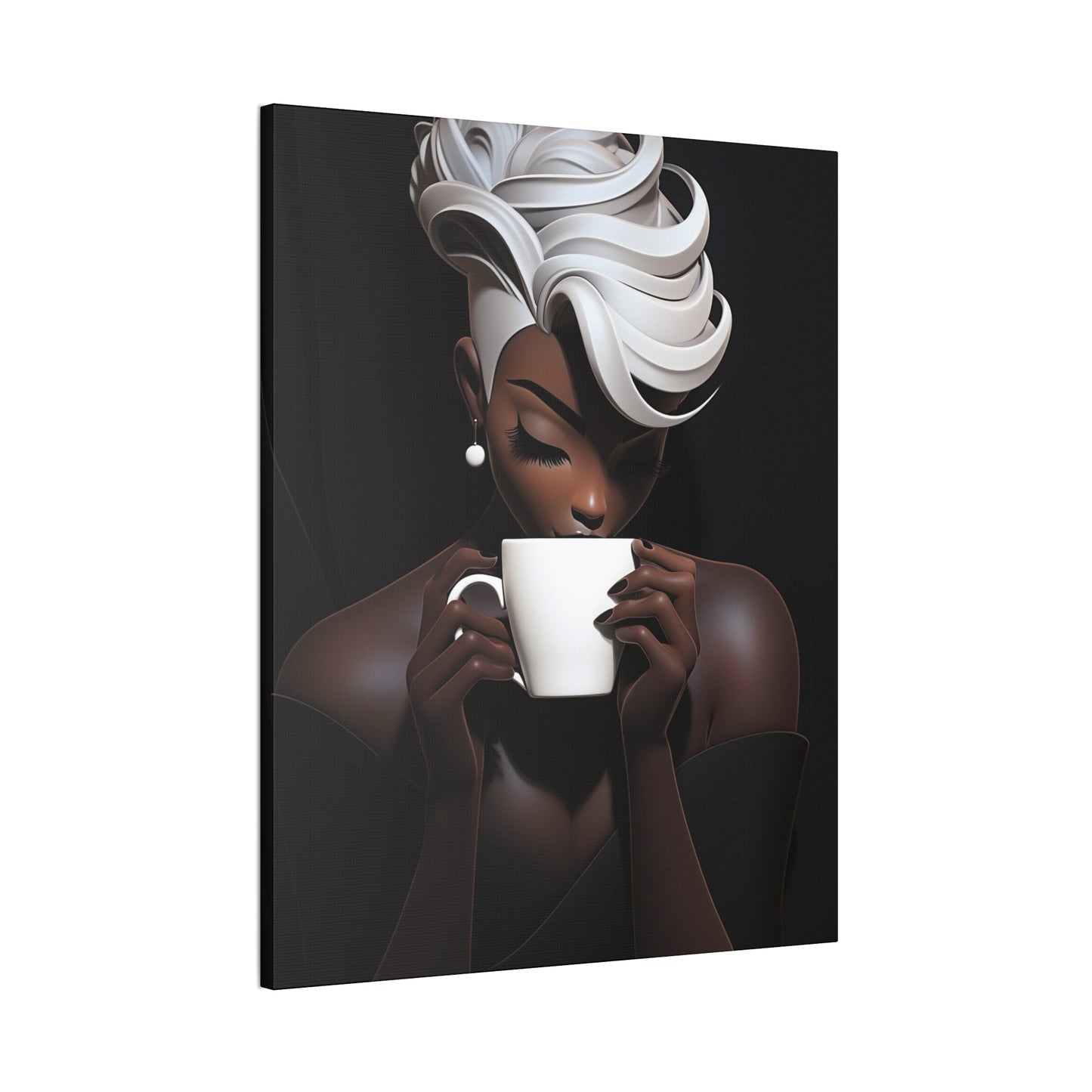 Cafe Macchiato - Canvas Stretched, 0.75"