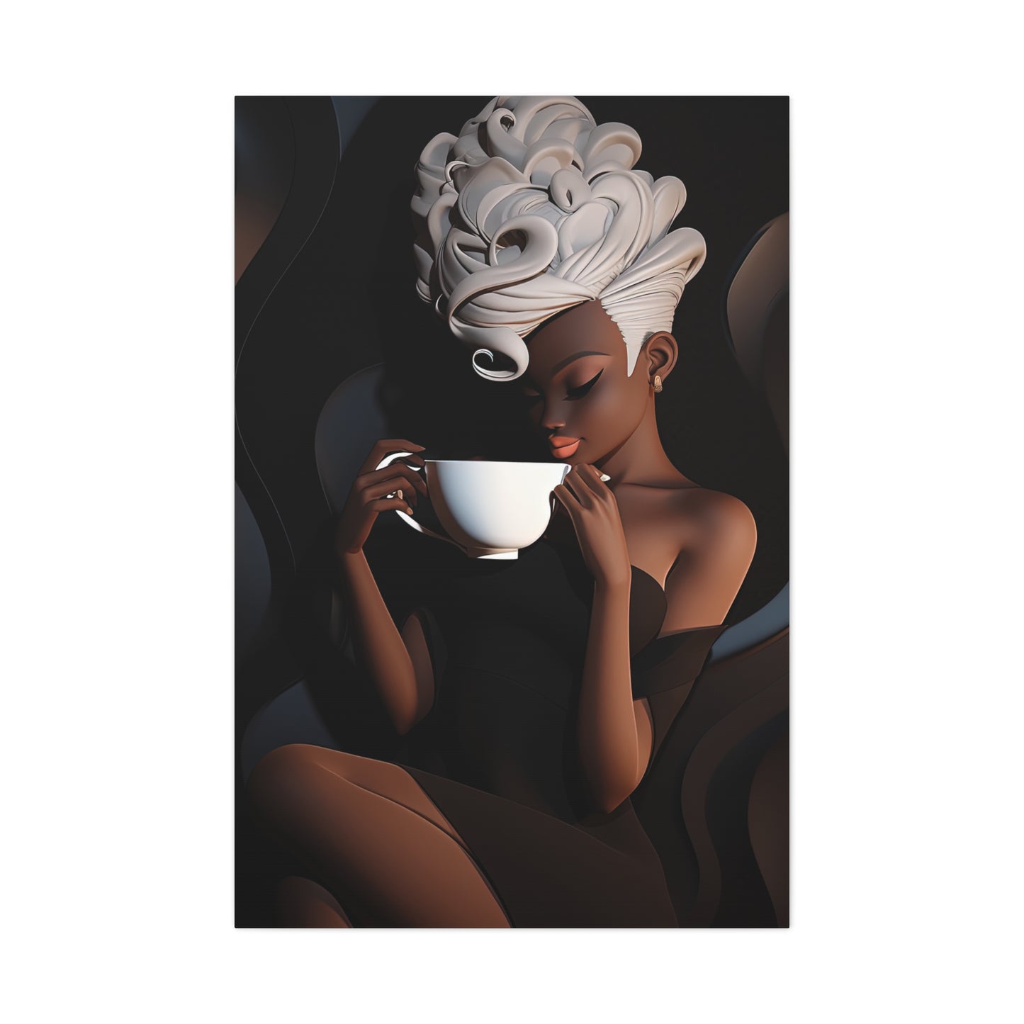 Iced Mocha Canvas Gallery Wraps