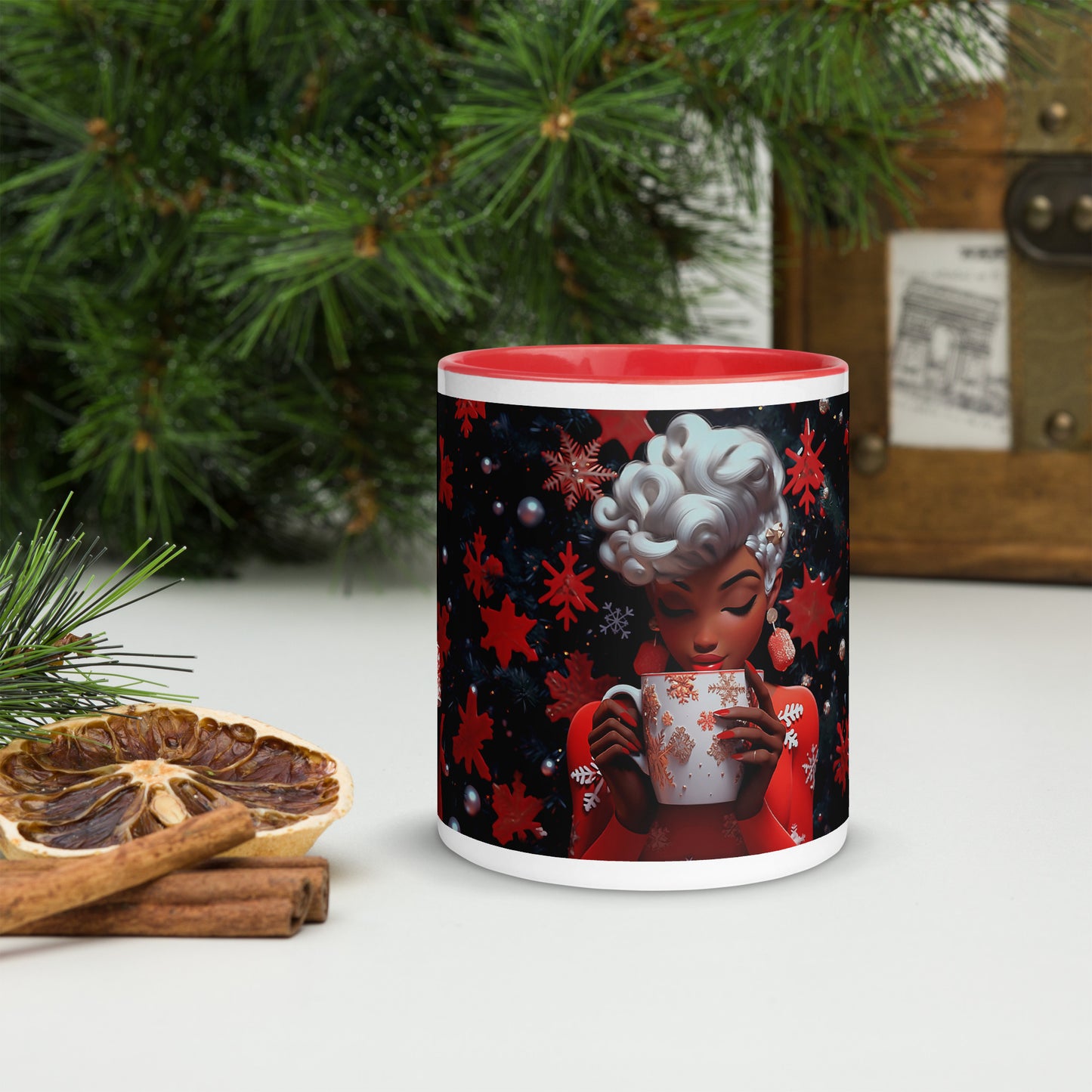 Peppermint Mocha - Mug with Color Inside