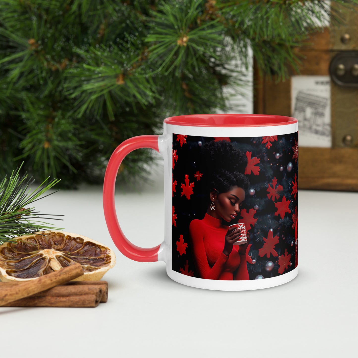 Peppermint Mocha - Mug with Color Inside