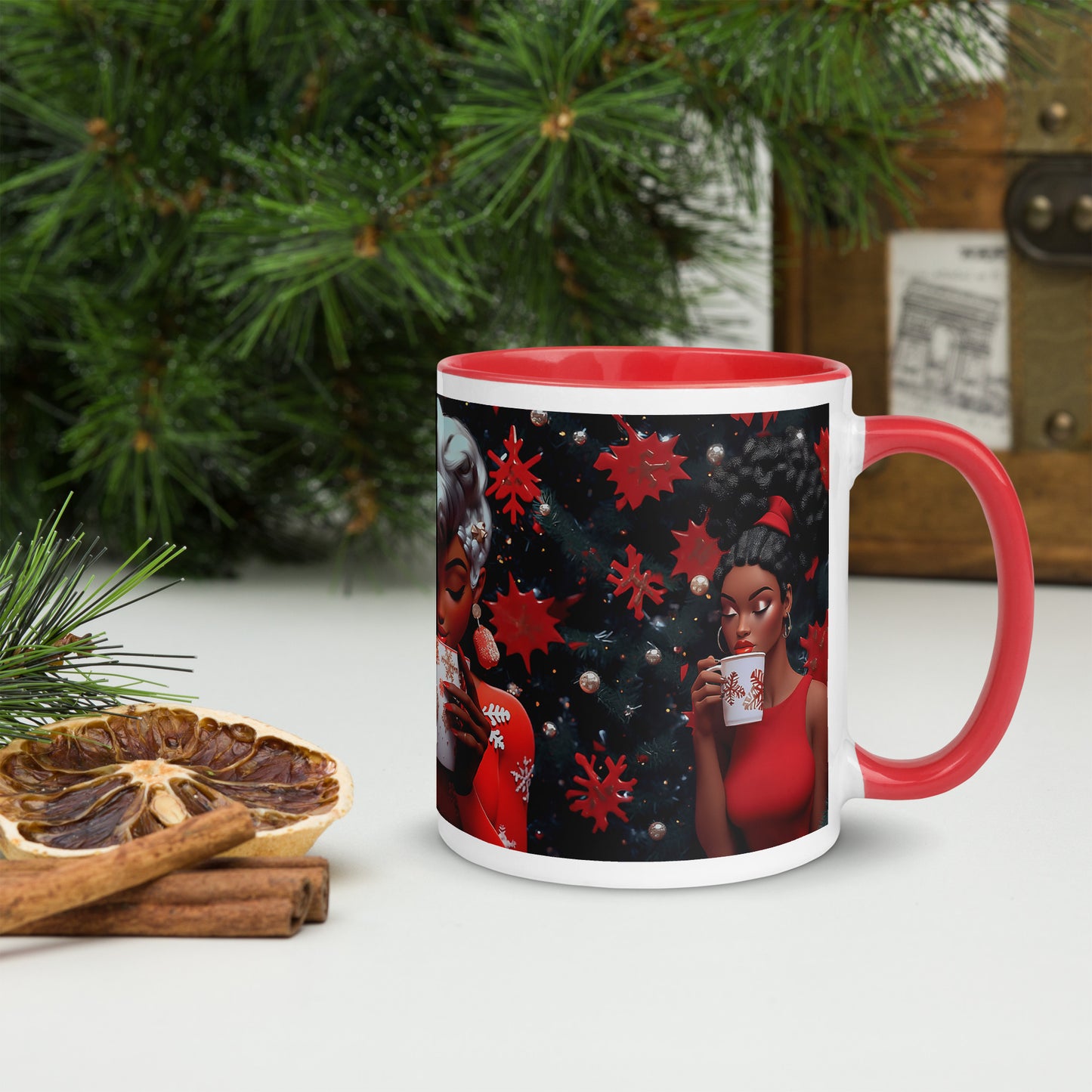 Peppermint Mocha - Mug with Color Inside