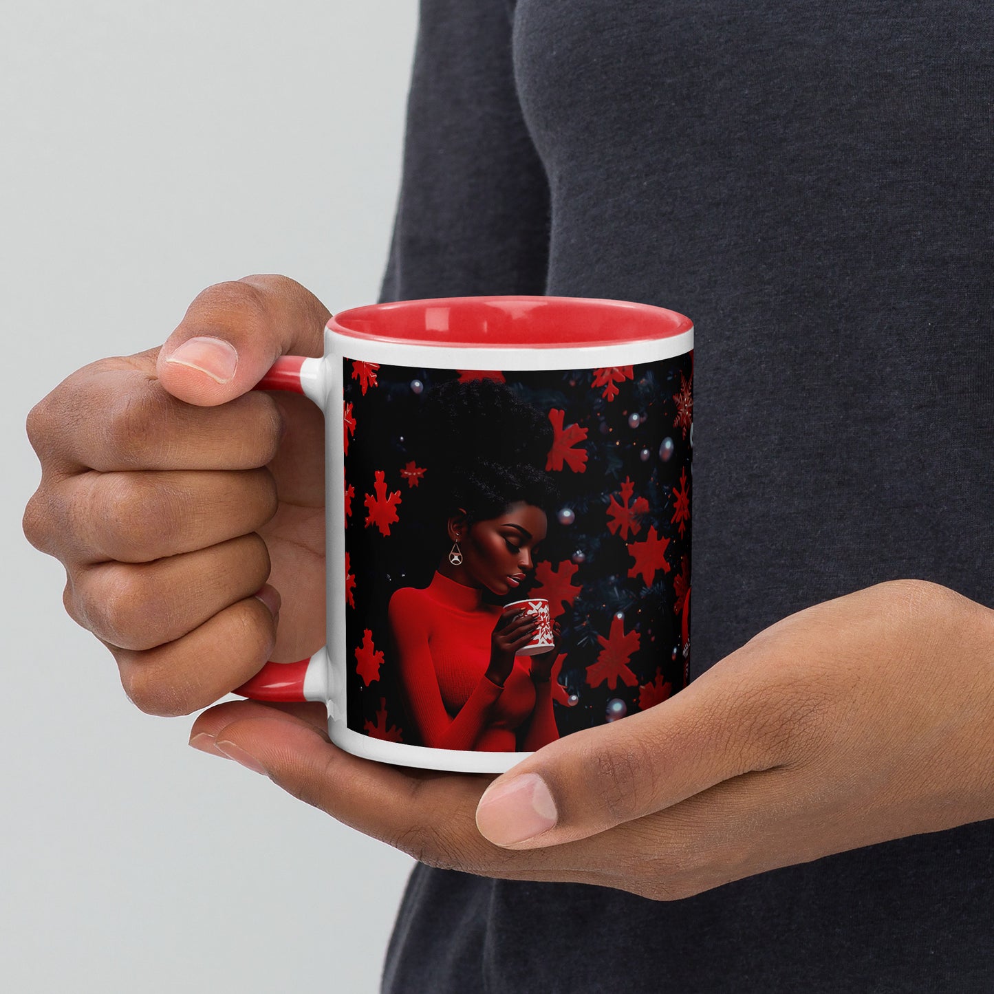 Peppermint Mocha - Mug with Color Inside