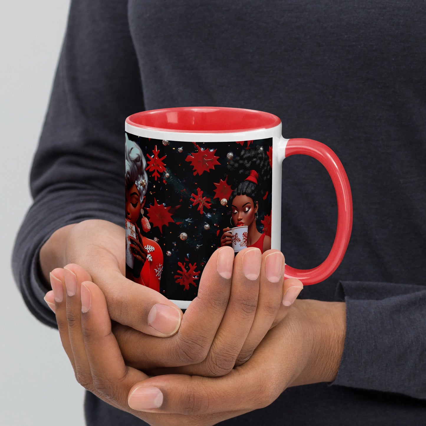 Peppermint Mocha - Mug with Color Inside